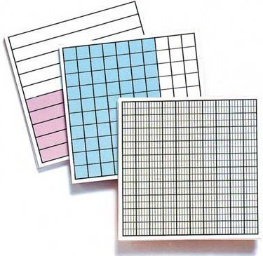 Scott Resources & Hubbard Scientific Decimal Squares: One Set