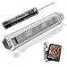 All Durable Pellet Smoker Tube 12" Hexagon Stainless Steel + Brush - Works on Any Grill or Smoker, Gas, Electric or Charcoal - Up to 5 Hours of Billowing Smoke - Adds Delicious Wood Smoke Flavor