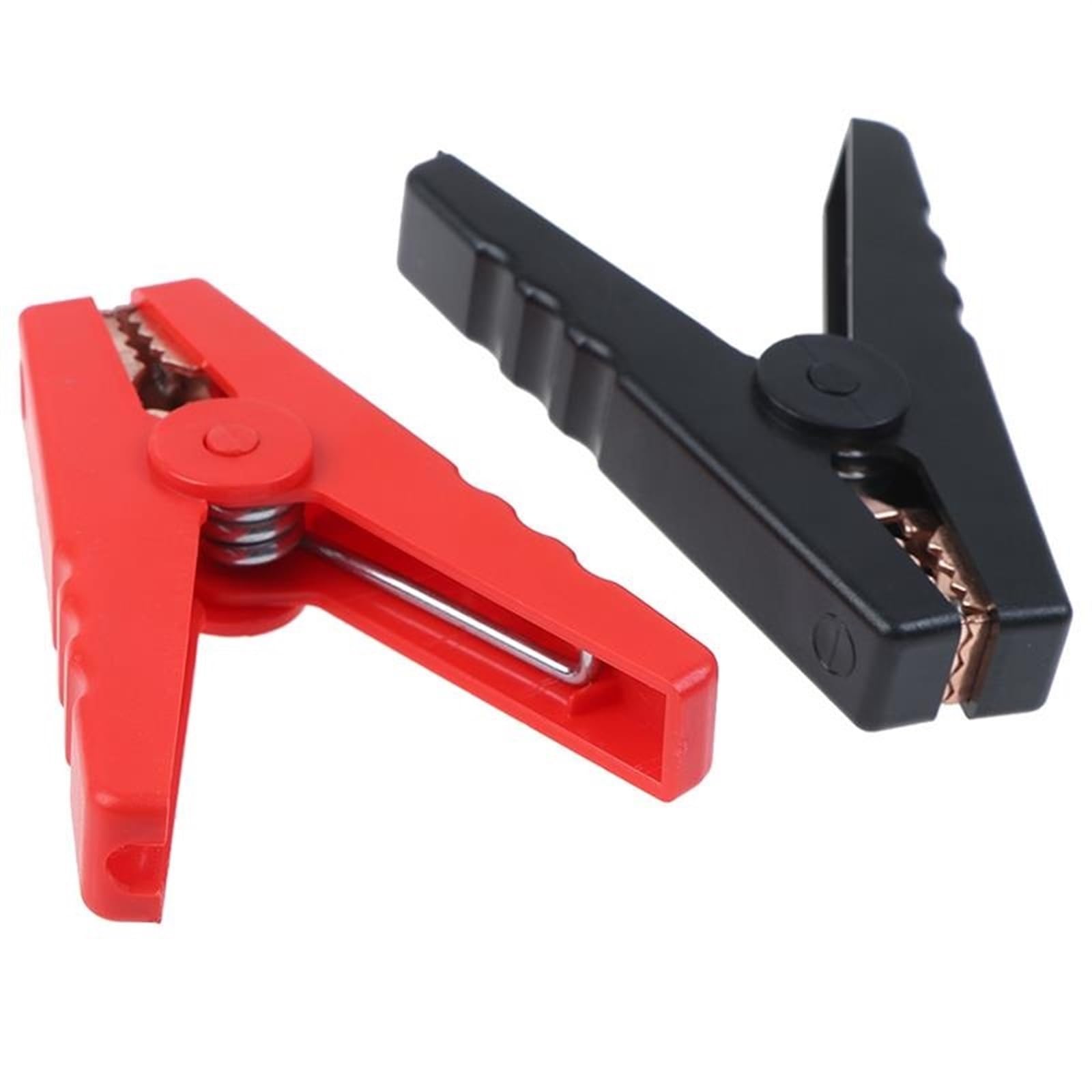 Crocodile Clips 2pcs 100A Electrical Crocodile Alligator Car Battery Micro Insulated Clips Clamps Connector 90mm for Electric Project