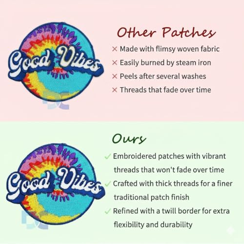 Image of Embroidered Patch, Black Base Hot Fix Glue Embroidery Cloth Paste Iron-on Patch DIY Clothes Sticker Trim Embellishments Applique (Tiger)