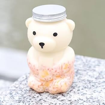 Amazon | 透明ドリンクボトルキャップ付き くまちゃんドリンク