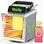 1500w Greenhouse Heater, Fast Heating Grow Tent Heater, Portable Outdoor Winter Heater With Thermostat For Plants & Vegetables, Electric Greenhouse Fan And Heating Mode, Safe and Easy To Use, 110v