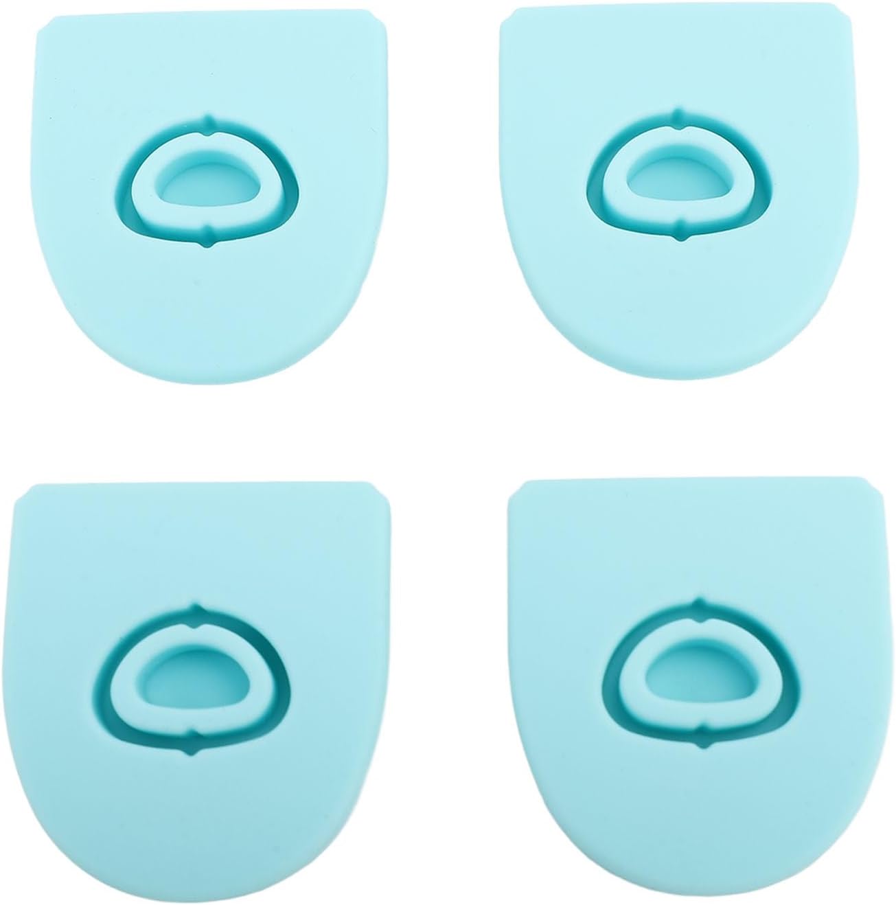 4 Pcs Replacement Cap Compatible with Owala FreeSip Silicone Leakproof Lid for Water Bottle Replacement Parts Sky Blue