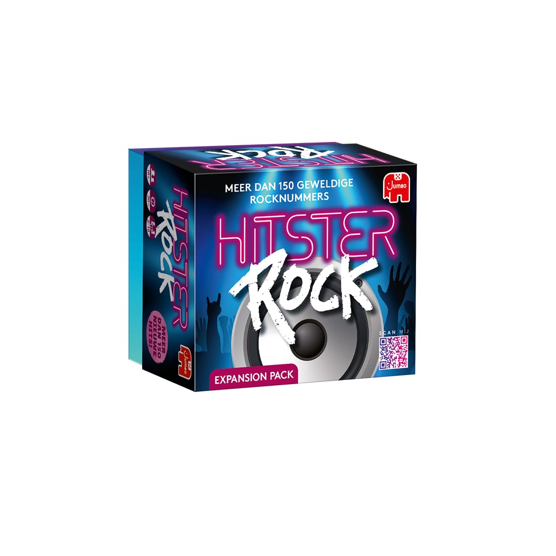 Hitster Rock Expansion, Expansion Set, Musicgame, Actiongame, Adult Board/Card Game for 16+ Years, 2-10 Players, Partygame, Dutch
