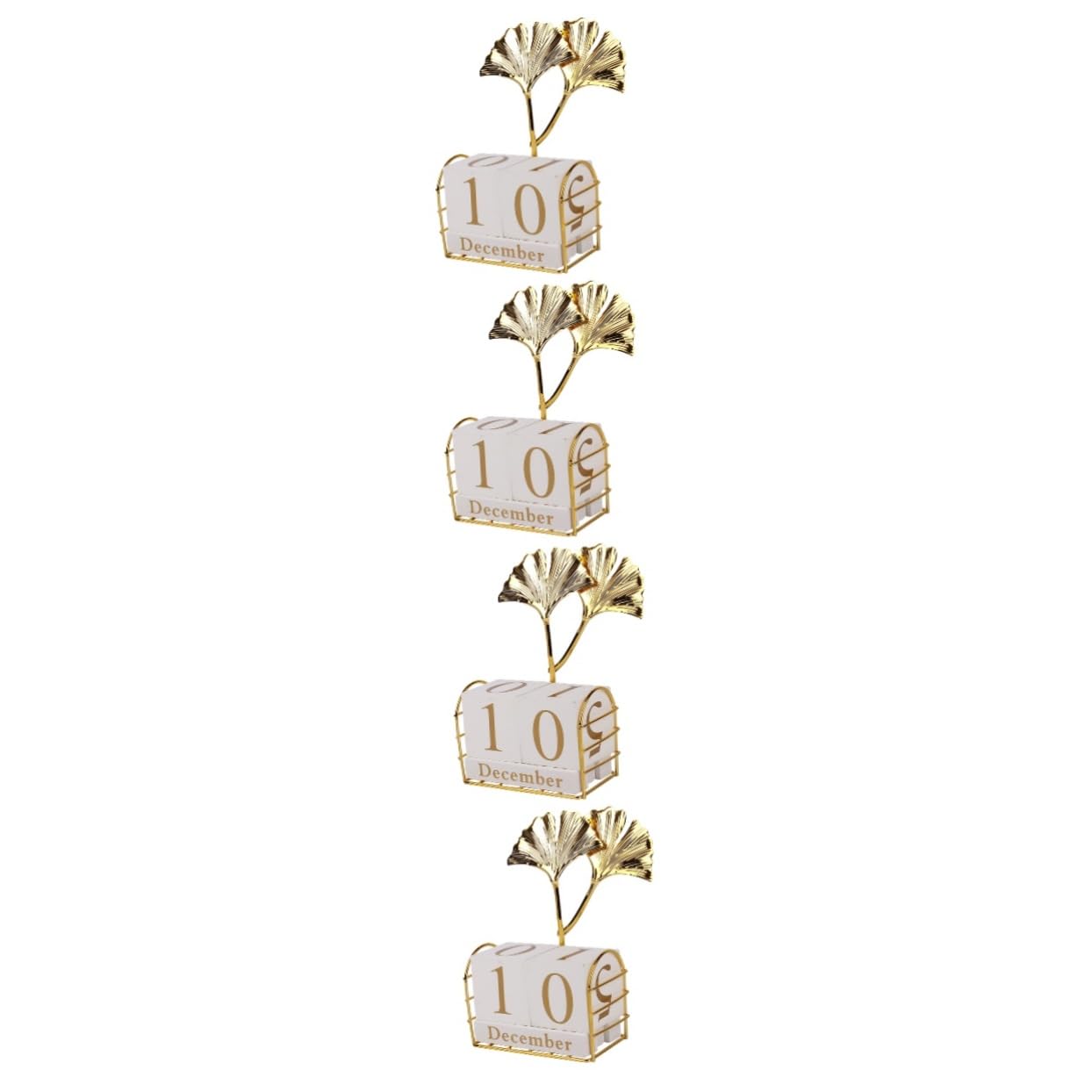 4 Pz Calendario da tavolo con foglie di ginkgo decorazioni nuziali per cerimonia calendario digitale agenda scrivania regalini natale calendario da scrivania arredamento della casa