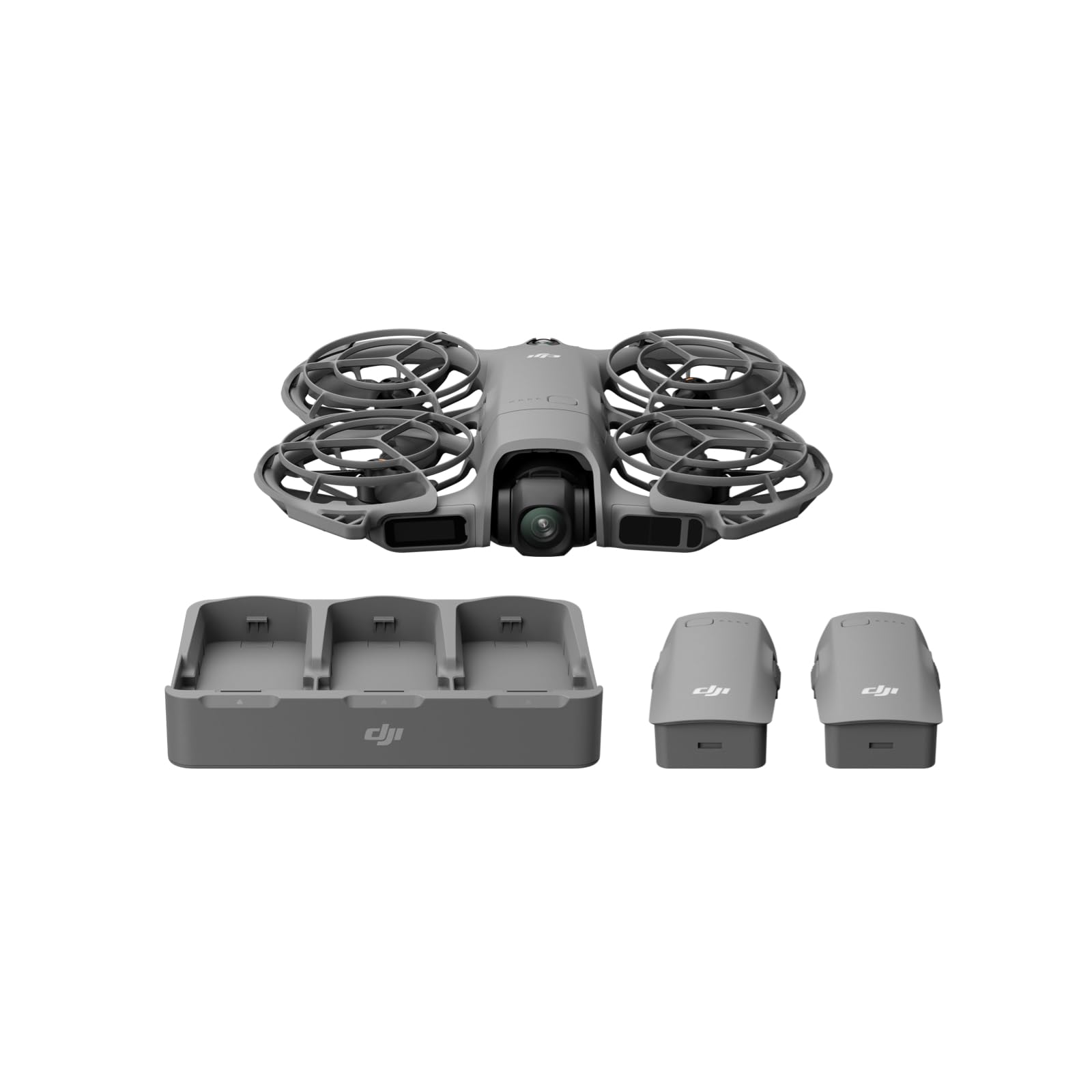 DJI Neo 2 Combo Fly More (drone singolo), drone 4K con fotocamera, decollo e atterraggio dal palmo, controllo con gesti, ActiveTrack, rilev. omn. ostacoli, 3 batterie