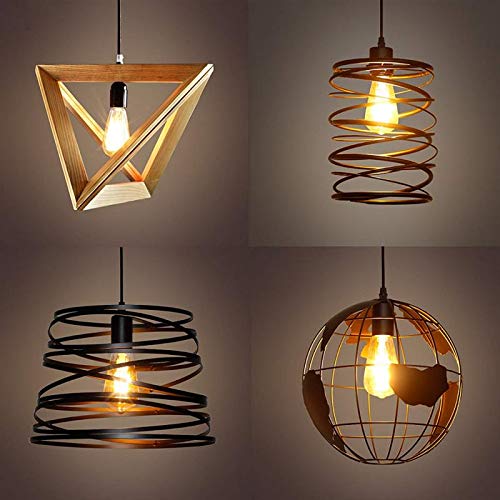 YOUDIAN Vintage Edison Light Bulb 40W - Dimmable Screw Edison Light Bulb ST64 - E27 Base 220V Incandescent Classic Antique Bulb Style - Warm Whtie 2700K - Amber Glass-6 Packs - Image 2