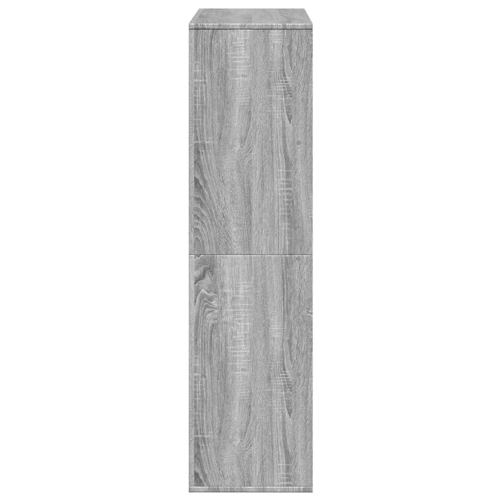 Ścianka działowa Sonoma uniwersalna półka na książki, regał biurowy do hotelu, 100 x 33 x 125,5 cm, materiał drewnopochodny