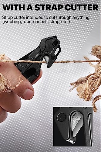 Tactical-Legal-Knife-for-Men-28-Inch-Tanto-Serrated-Blade-Small-Black-Pocket-Knife-Glass-Breaker-Seatbelt-Cutter-Cool-Folding-Knives-for-Camping-Work-EDC-Mens-Birthday-Gift-Ideas-6620-B