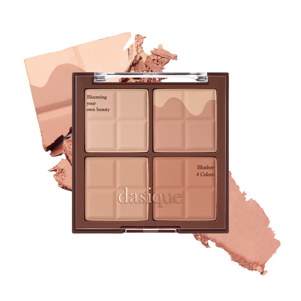 Dasique Blending Mood Cheek #20 Melted Choco | 4 Blendable Shades