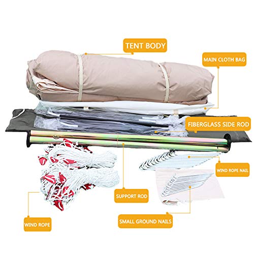 Carpa impermeable para camping y glamping al aire libre miniatura 3