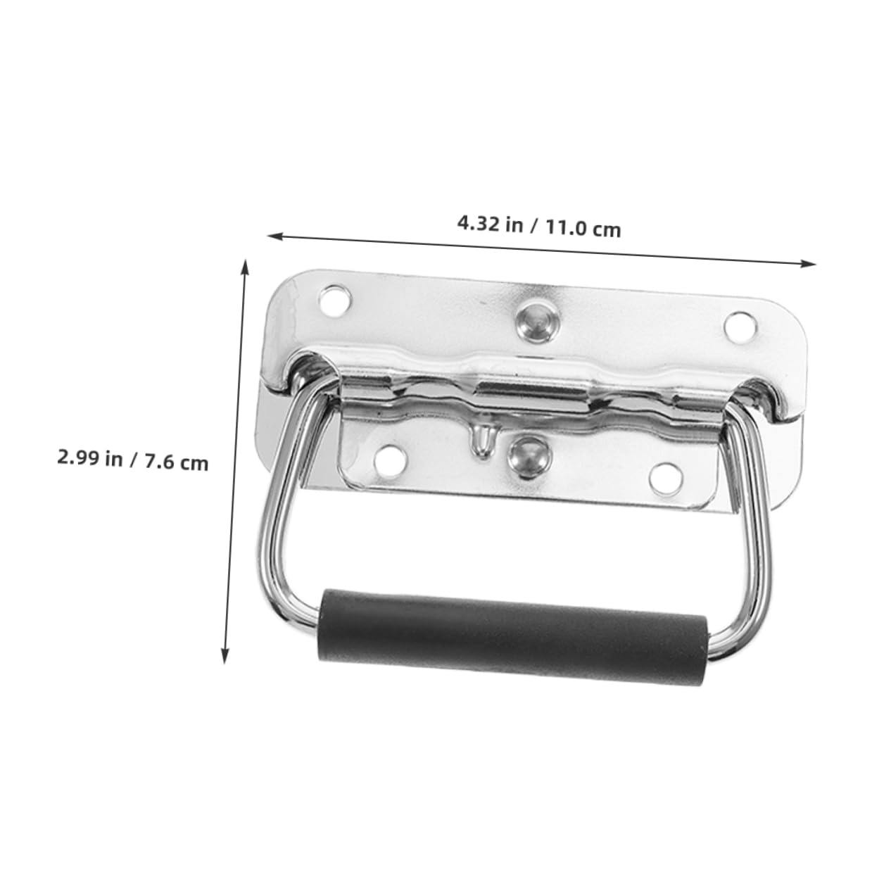 Ciieeo Stainless Steel Ring Handle for Case Mount Heavy Duty Handles Ergonomic Design