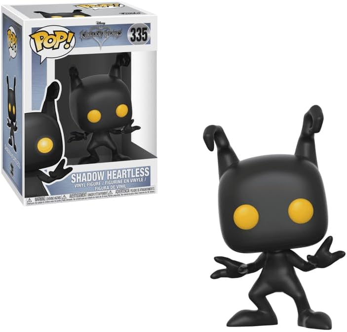 Funko Pop! Disney: Kingdom Hearts - Shadow Heartless Chase Version Glow Eyes Vinyl Figure (Bundled with Pop Box Protector CASE)