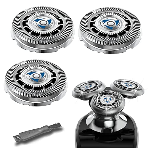 SH70 Replacement Heads for Philips Norelco Series 7000 S7000 S7010 S7310 S7780 S7510 S7720 S7710 S7530 and Star Wars Shaver SW7700，New OEM Blades（3 Pack）