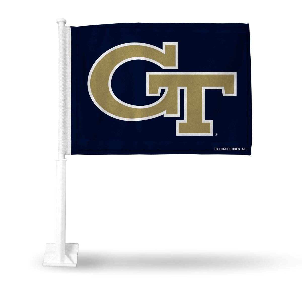 Georgia GT Tech Yellow Jackets 14x19 Double Sided Window Mount Car Flag