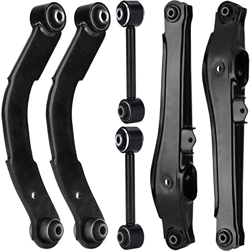 6 PCS Rear Suspension Kit for Jeep Compass Patriot 2007-2017 for Dodge Caliber 2007-2012 Rear Lower Control Arms + Upper Lateral Arms + Lower Rearward Lateral Toe Arms K641226 K641868 K641281