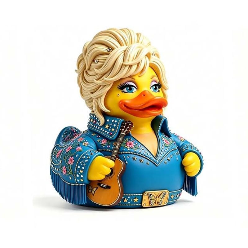 Parton Memorial Duck Dolly Duck Figurine Country Music Tribute Decor