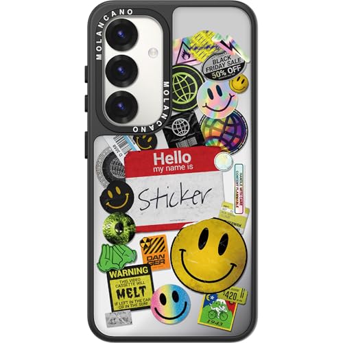 Coque Samsung S25 Plus miroir intégré mignon et fin avec protection objectif photo