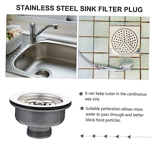 Colador para fregadero de cocina LIFKOME acero inoxidable miniatura 7