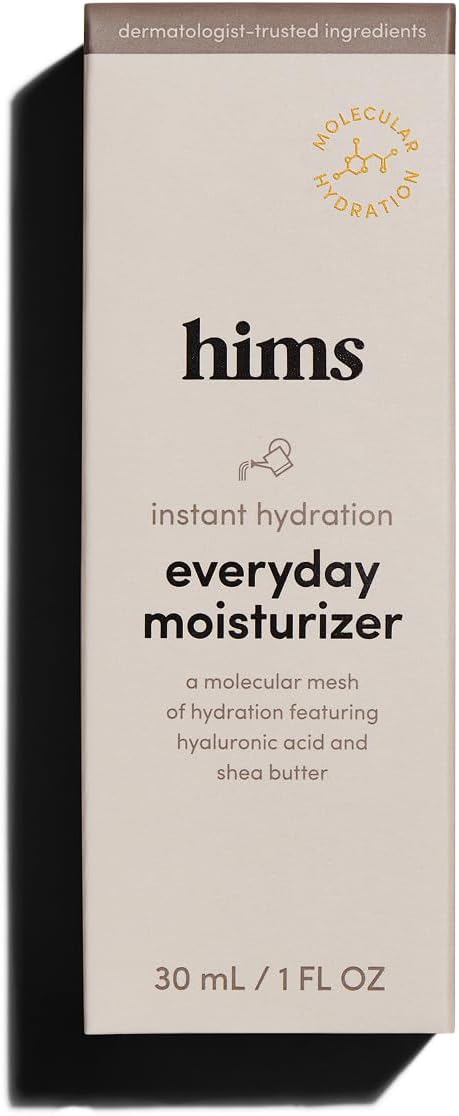 hims Everyday Moisturizer - Hydrating & Non-Greasy Face Cream - Morning Moisturizer for Healthy Skin - For Every Skin Type - Vegan & Paraben-Free - 1 Fl Oz