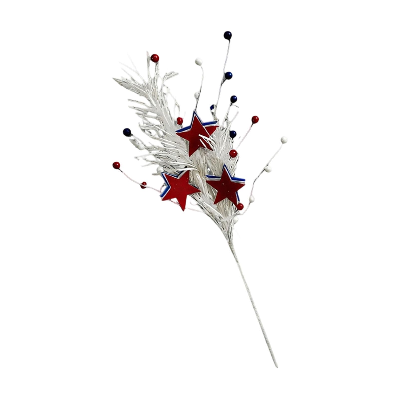 Xinsheinelry Realistic Faux Berries Stems Independence Day Decor Sturdy Party Supplies Realistic Berries Branch
