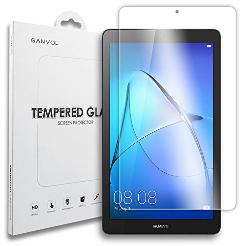 Ganvol Film écran pour Huawei MediaPad T3 7 WiFi Tablette Tactile 7"/ Huawei T3 7 Verre Trempé, Protection d'écran, 0.3mm Cover