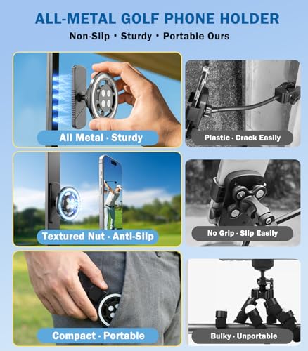 Strong Magnets Magnetic Golf Cart Phone Holder - image 2