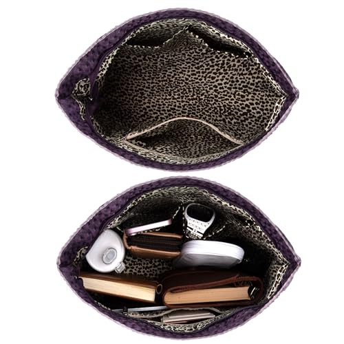 Image of Milan Chiva Tote Bag for Women with Zipper Large Ostrich Vegan Leather Shoulder Purses and Handbags
