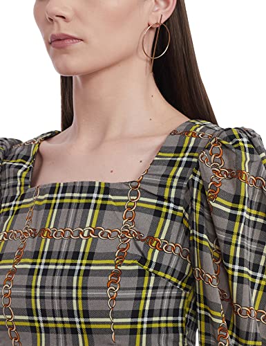 Image of Marie Claire Women's Polyester A-Line Midi Casual Dress