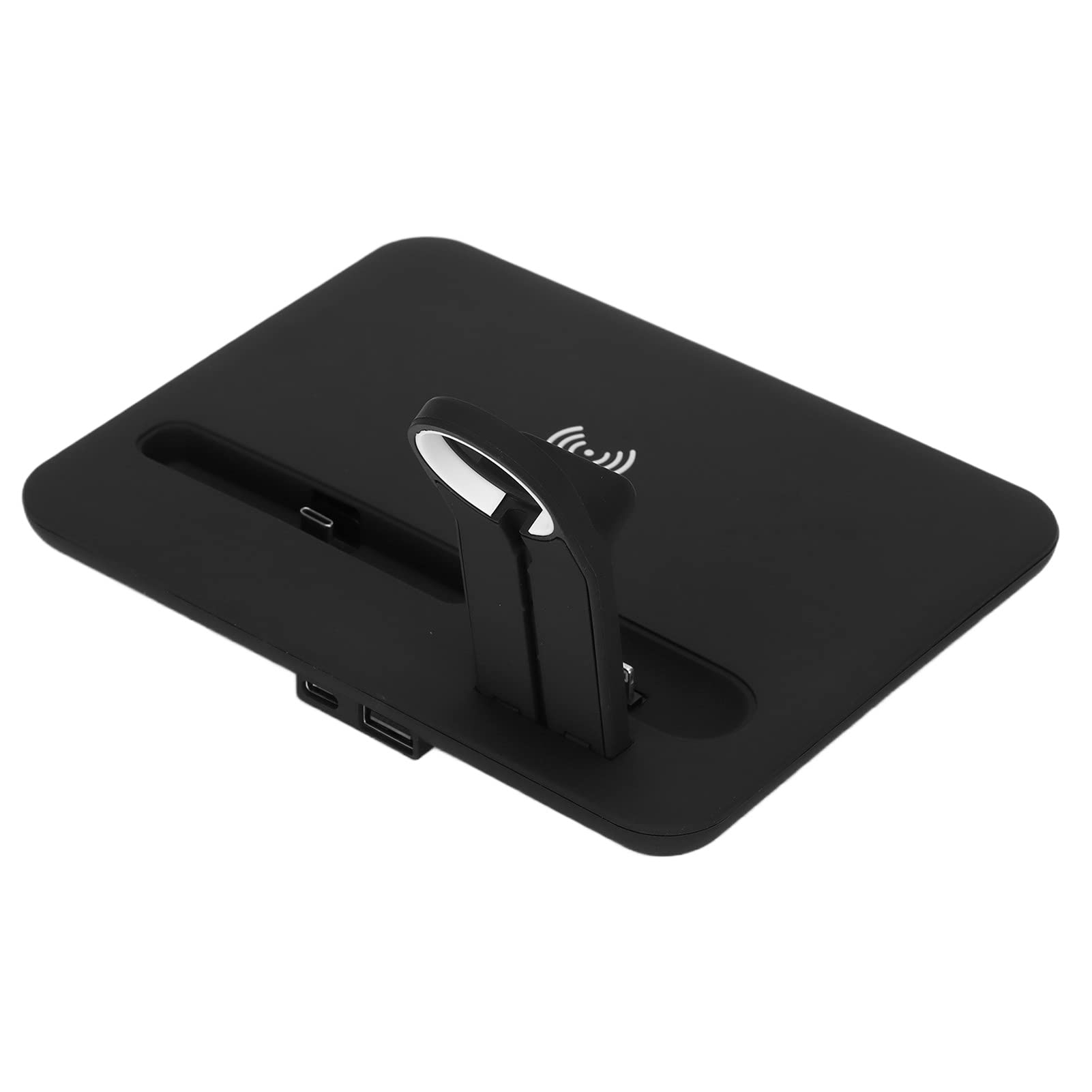 Caricabatterie Wireless 5 in 1 Stazione di Ricarica Rapida Portatile per Telefoni Cellulari Orologi Auricolari Design ABS