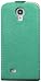 Samsung Galaxy S4 | iCues bolsillo plegable verde menta | [Protector de pantalla, incluyendo] cuero - libro con bisagras de la manga bolsillo del teléfono celular bolsa protectora para abrir la caja tirón de la carpeta del caso de la cubierta de folletos Funda Carcasa Bolsa Cover Case