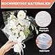 COKACA 1 STK Geschenkfolie Transparent 86 x 3000 cm Geschenkpapier Geburtstag Kinder,Packpapier Sind Hochauflösend Transparent und Reißfest,Cellophanfolie Für Geschenkkörbe, Blumen,Geschenkverpackung