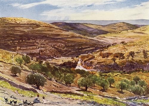 Tableau Vallée de Hinnom Fulleylove : une impression d'art captivante en 60x90cm