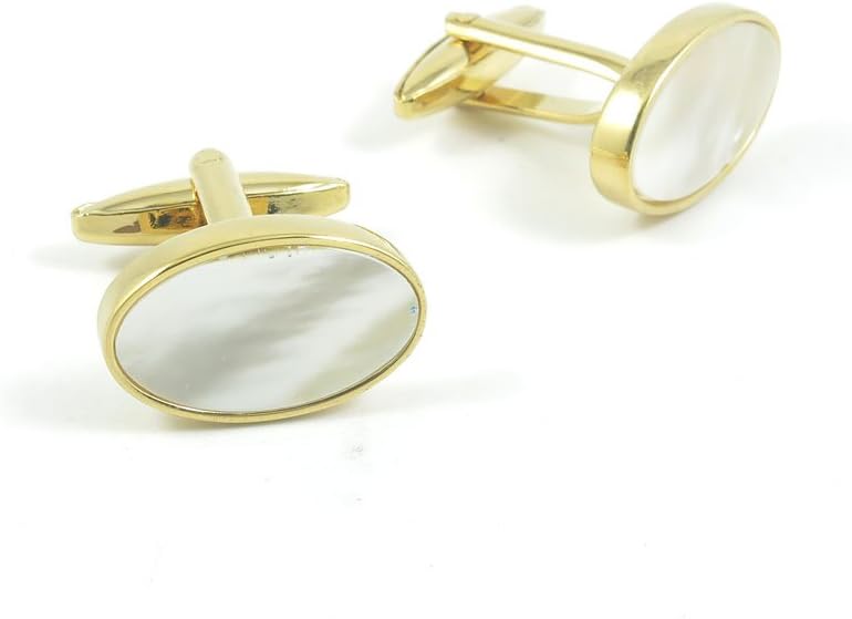 Cufflinks Cuff Links Classic Fashion Jewelry Party Gift Wedding 497579 Golden Shell Block