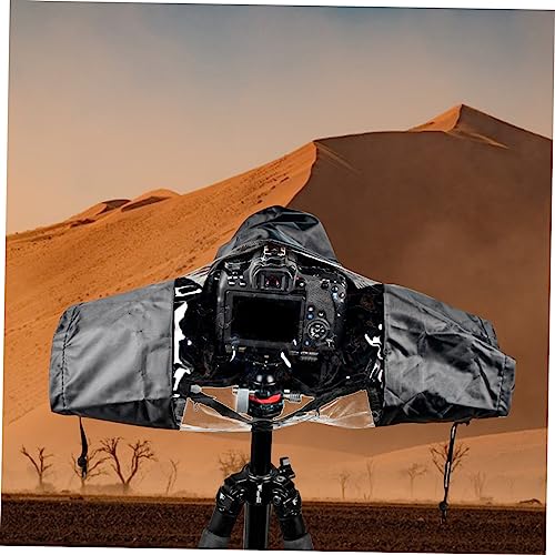 Funda de lluvia para cámara DSLR con material PPE transparente cómodo 4