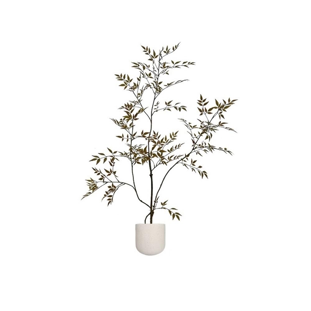 Kx9Lb8d Faux floor plant Fake Plants Light Luxury Indoor Decorative Ornaments Potted Simulation Aquascape