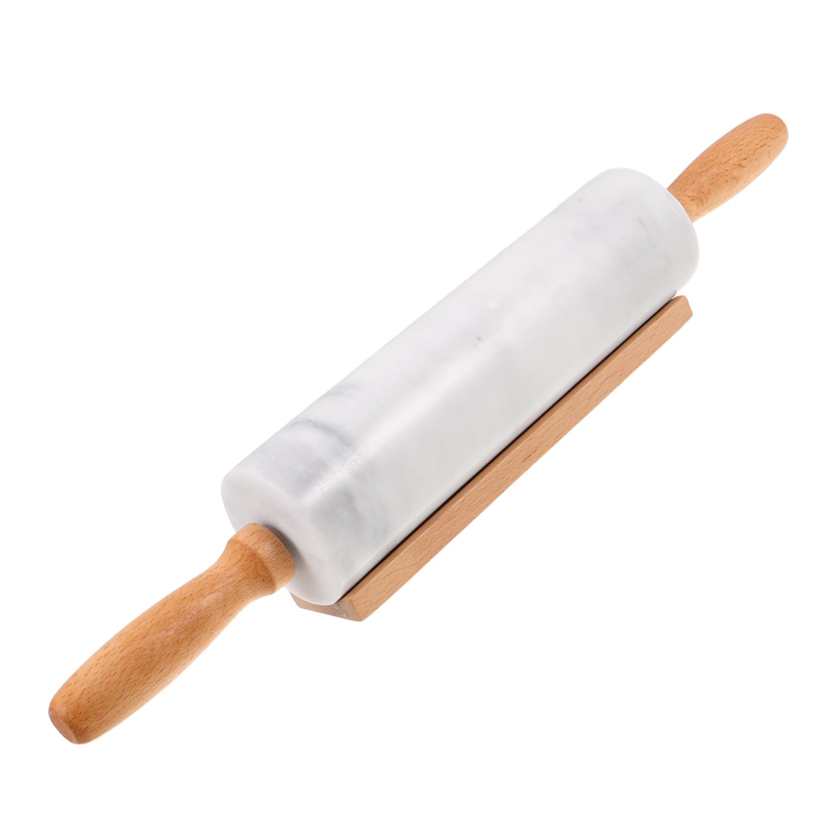 VILLCASE 3 Piezas Rodillos de Mármol para Masa Antideslizantes y Ergonómicos Herramienta de Cocina para Repostería Pizza Pan y Fondant Pequeño Uso Doméstico y Profesional