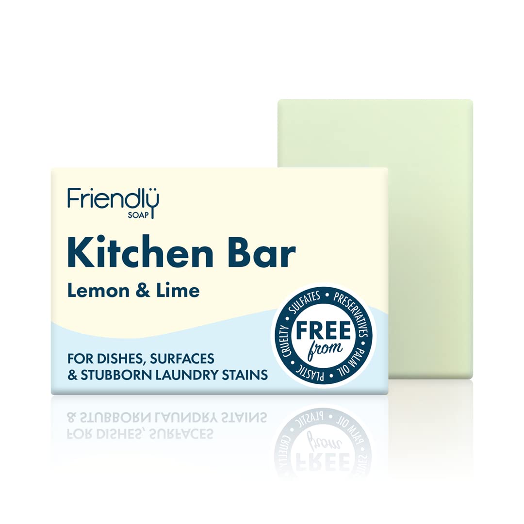 Friendly Soap Kitchen Bar - Lemon & Lime 95g-1 Pack