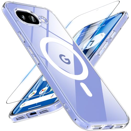 Coque Google Pixel 10A MagSafe transparente et antichoc avec protection écran intégrée