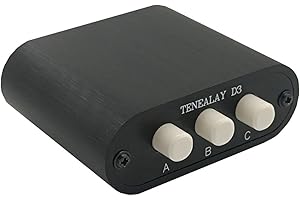 Improved 3-in-1 to 3-Outlet 3.5mm Audio Input Selector