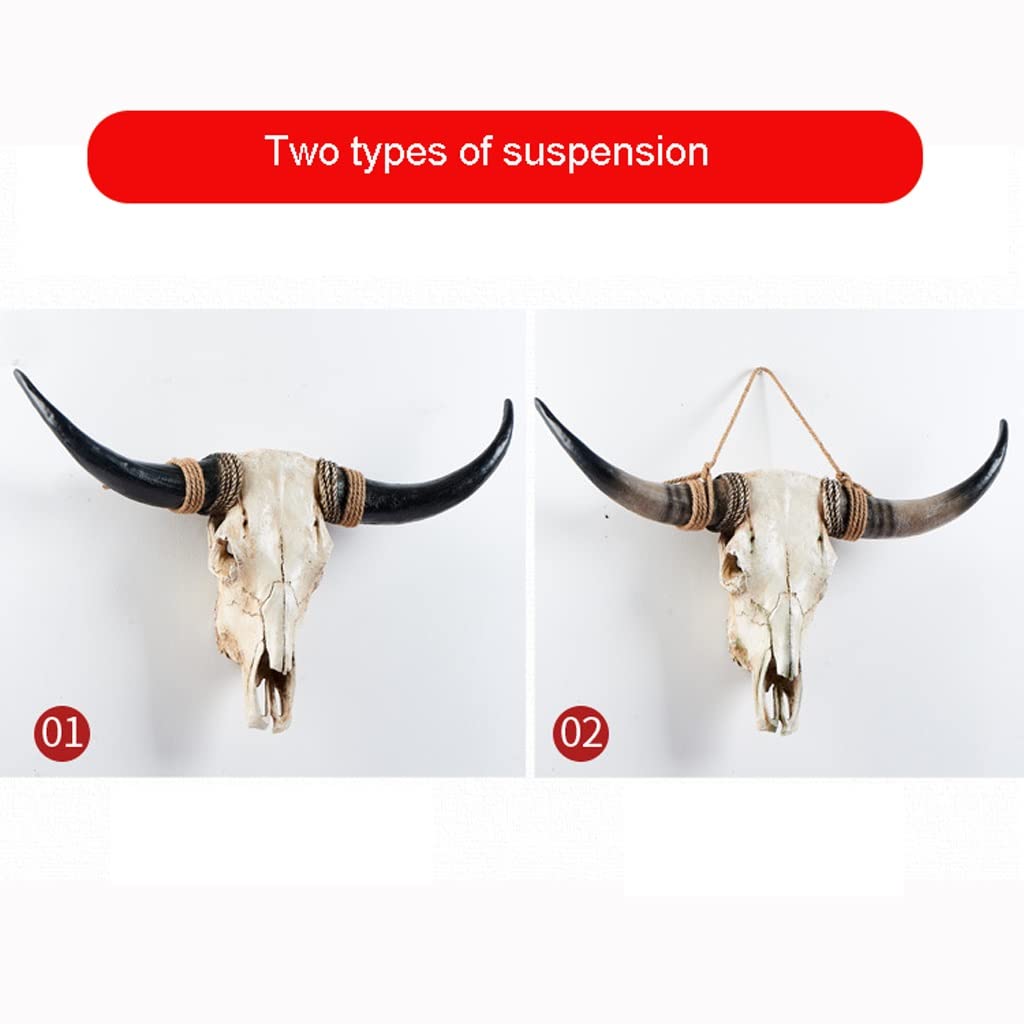 Handgesneden Koe Schedel - Badong-motief - Bos taurus - - Catawiki