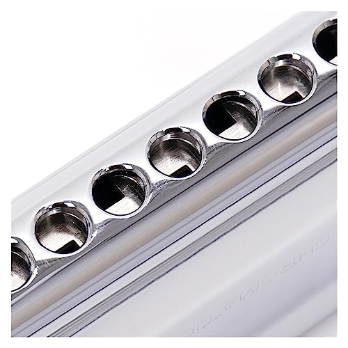 PacuM Harmonica par Instrument Clé Harmonica Chromatique C Clé 12 Trous 48 Tons Convient for un Usage Professionnel et Étudiant Instrument de Musique Harmonica - Les Beatles, Paul McCartney, John Lennon, RIngo Starr, George Harrison PacuM Harmonica par Instrument Clé Harmonica Chromatique C Clé 12 Trous 48 Tons Convient for un Usage Professionnel et Étudiant Instrument de Musique Harmonica – Image 3
