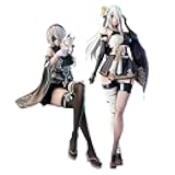 2B Action Figure Sitting Kimono Anime Girls 2B Figurine Anime Game Lady 2Byorha No.2 Type B Figure 2Bautomata Statue Collectible Gifts