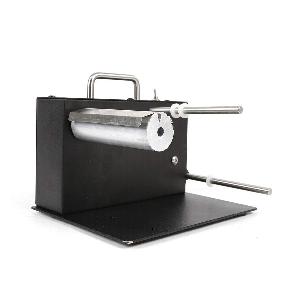 BJTDLLX Automatic Label Rewinder Tag Rewinding Machine, Adjustable Two-Way Automatic Rewind Synchronization Rewinding Machine 180mm AC 100-220V Label Roller Machines