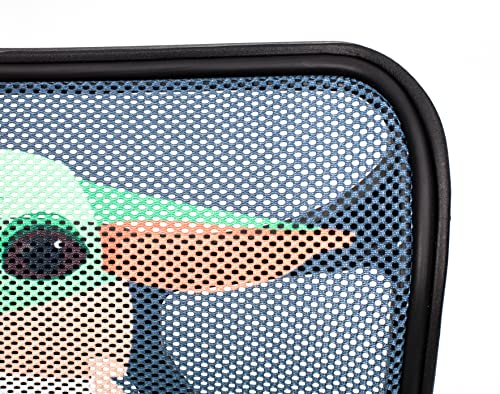 Image of Lucas Star Wars The Mandalorian Grogu aka The Child Adjustable Swivel Mesh Rolling Desk Chair, for Kids, Teens and Adults