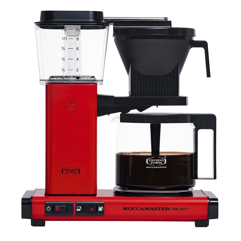 KBG Select, Filter Coffee Machine, Coffee Machines, Red, UK Plug, 1.25 Liters