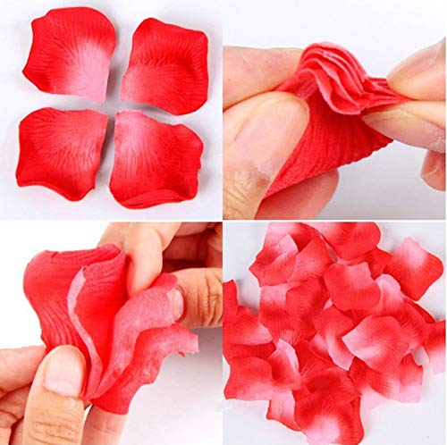 Djbm 1000 Pieces Rose Petals Artificial Flower Petals For Wedding Party Decoration Navy #TOP2