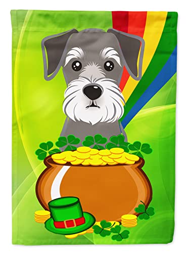 Caroline's Treasures Bb1950Gf Schnauzer St. Patrick's Day Flag Garden Size, Garden Size, Multicolor #TOP8
