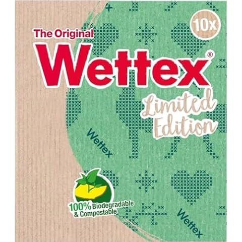 The Original 10 Pack Swedish Dishcloth for Kitchen - Eco Friendly Reusable Paper Towels - Assorted Dish Cloths - Limited Edition Cover