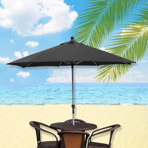 Housse de rechange parasol 3m et 2.7m compatible table de marché extérieur